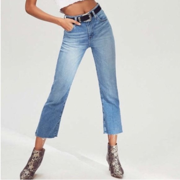 BDG Denim - BDG Urban Outfitters Kick Flare High Rise Crop Jeans Denim Size 27